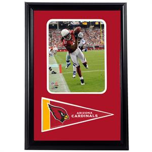 Encore Select 188FBAZ113 Arizona Cardinals Larry Fitzgerald 12x18 Pennant Frame 3