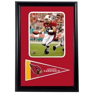 Encore Select 188FBAZ132 Arizona Cardinals Kurt Warner 12x18 Pennant Frame 2