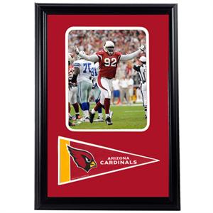 Encore Select 188FBAZ922 Arizona Cardinals Bertrand Berry 12x18 Pennant Frame 2