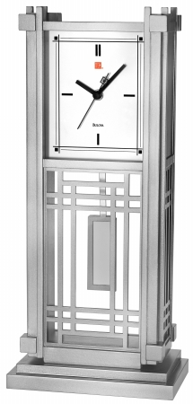 BULOVA BULB7765 Frank Lloyd Wright Dana House Mantel Clock