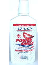 Jason Natural Cosmetics Oral Care Powersmile Mouthwashes 16 Fl. Oz. 211225