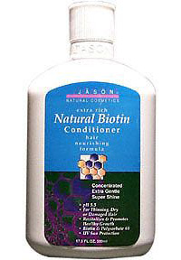 Jason Natural Cosmetics Hair Care Natural Biotin Conditioner Everyday Hair Care 16 Fl. Oz. 207529