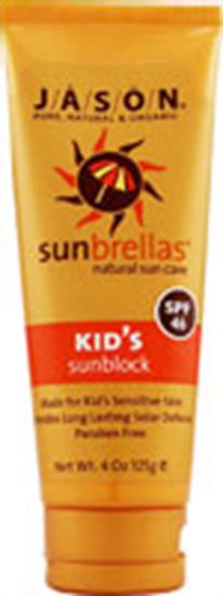 Jason Natural Cosmetics Sun Care Kid's Sunblock Spf 45 Sunbrellas 4 Oz. 207697