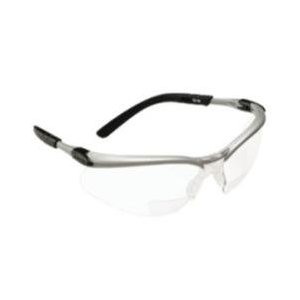 Bx Reader Protective Eyewear Silver Frame Clear Lens +1.5 Diopter