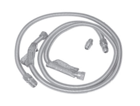 3023 Bbq And S Burner Built In Connector Package - Lp - Connectors Tee Regulator And Hose