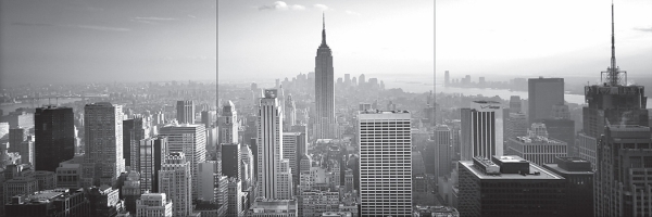 New York Panoramic Sticker