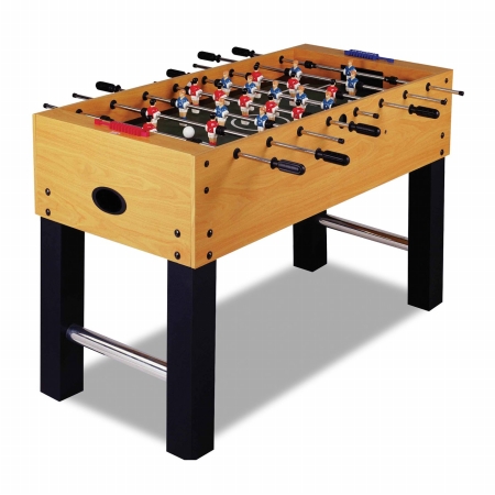 52" Soccer Foosball Table With Chrome Steel Rods