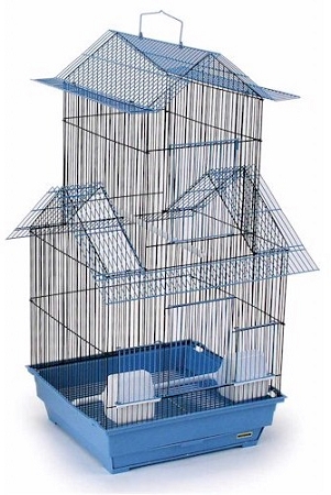 Pp-41730-b Bejing Bird Cage - Blue