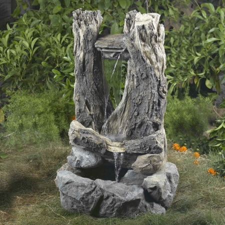 Fcl015 Wood Water Fall Fountain