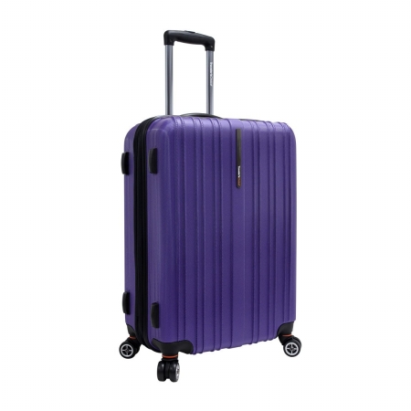 Travelers Choice Tc5000l24 Tasmania 100 Percent Pure Polycarbonate 25 In. Expandable Spinner Luggage Purple