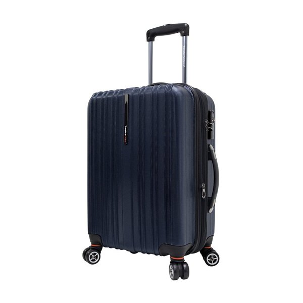 Travelers Choice Tc5000n20 Tasmania 100 Percent Pure Polycarbonate 21 In. Expandable Spinner Luggage Navy