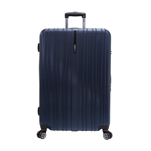 Travelers Choice Tc5000n28 Tasmania 100 Percent Pure Polycarbonate 29 In. Expandable Spinner Luggage Navy