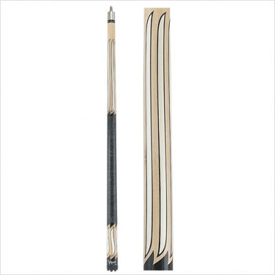 50-1350 58"natural Color Wood Stainless Steel Sinister Series Cue