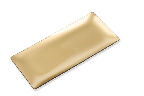 807200 Condi Glass Serving Tray Gold