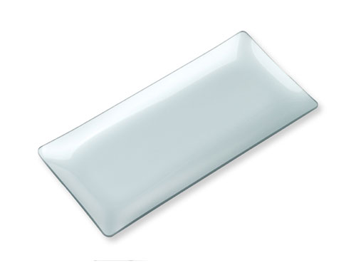 807201 Condi Glass Serving Tray Silver