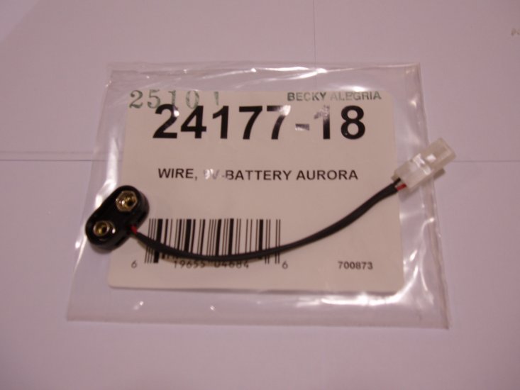 Cunningham Fire Products 24177-18 9v Battery Wire For Aurora Grills