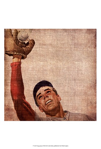 Posterazzi Owp77141d Vintage Sports Viii Poster By John Butler -13.00 X 19.00