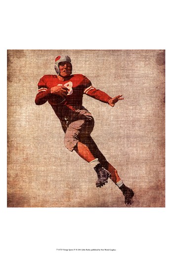 Posterazzi Owp77137d Vintage Sports Iv Poster By John Butler -13.00 X 19.00