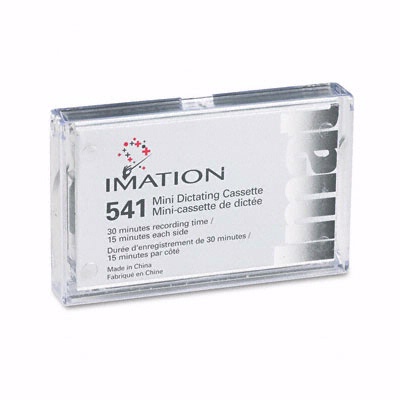 UPC 051111000748 product image for IMATION 74 Dictation and Audio Mini Cassette - 30 Minutes - 20 per Box - Pack of | upcitemdb.com