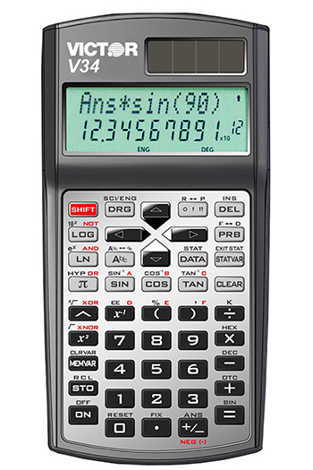 Victor Technology Vctv34 Advanced Scientific Calculator
