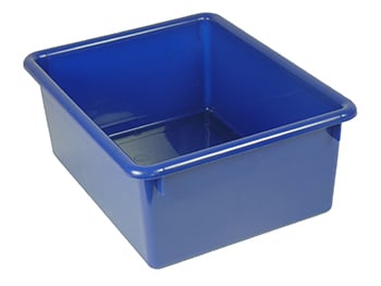 Romanoff Products Rom16104 5in Stowaway Letter Box Blue No Lid 13 X 10-.50 X 5