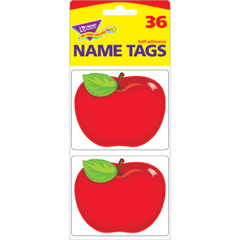 . T-68080 Shiny Red Apple Name Tags