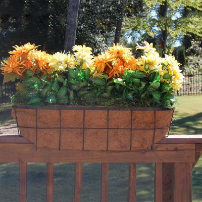 Griffith Creek Designs 8225 30 in. Newport Over the Rail Planter for 2 in. X 6 in. Rail