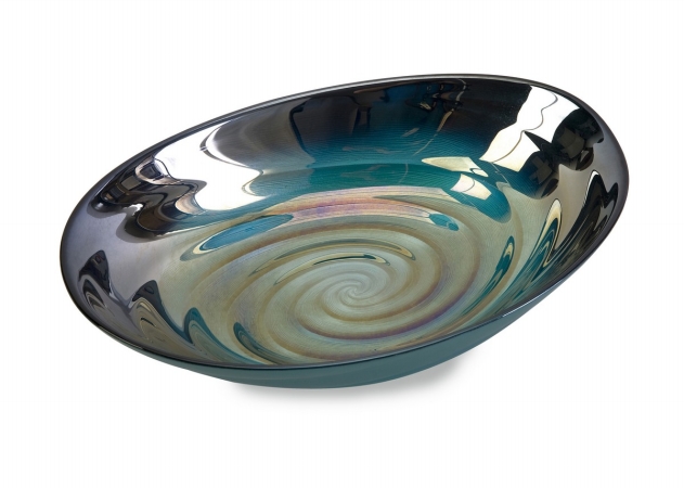 83101 Moody Swirl Glass Bowl
