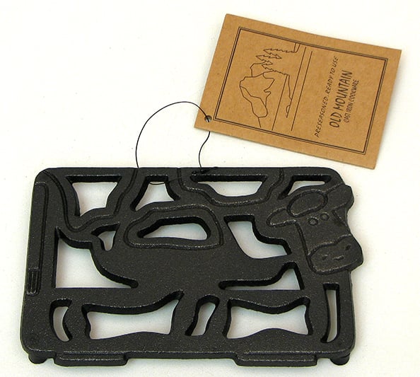 0166-10190 Old Mountain Cow Trivet