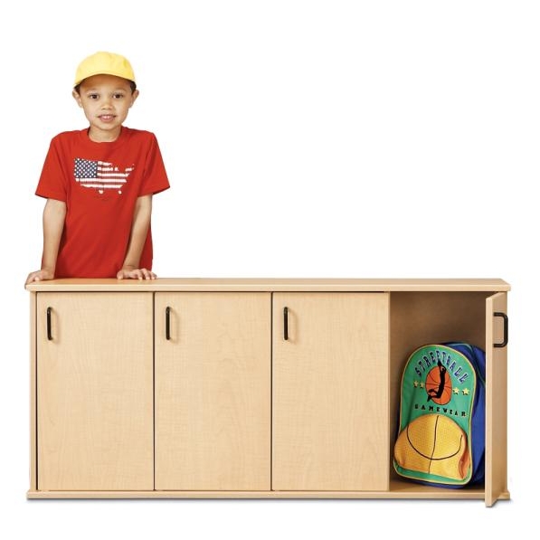 7107yr441 4-section Stackable Locker With Doors