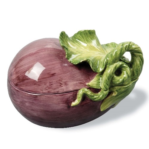 71200 Eggplant Box With Spoon - Pack Of 2