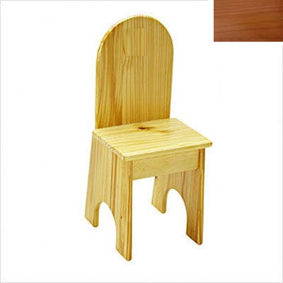 022honc Solid Back No Cut Kids Chair In Honey Oak
