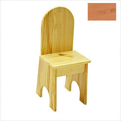 022nanc Solid Back No Cut Kids Chair In Natural