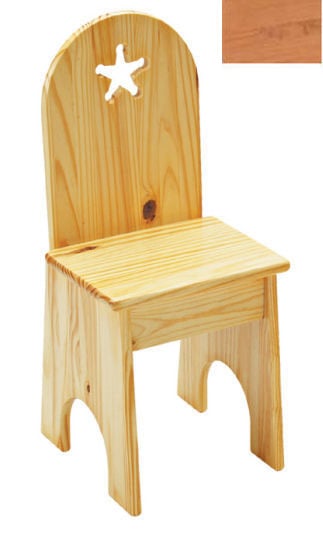 022nast Solid Back Star Kids Chair In Natural