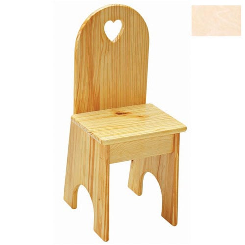 022unfht Solid Back Heart Kids Chair