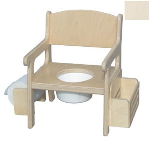 028lin Handcrafted Potty Chair With Accessories In Linen