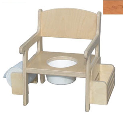 028na Handcrafted Potty Chair With Accessories In Natural