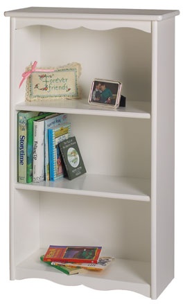 065sw Traditional Bookcase - Solid White