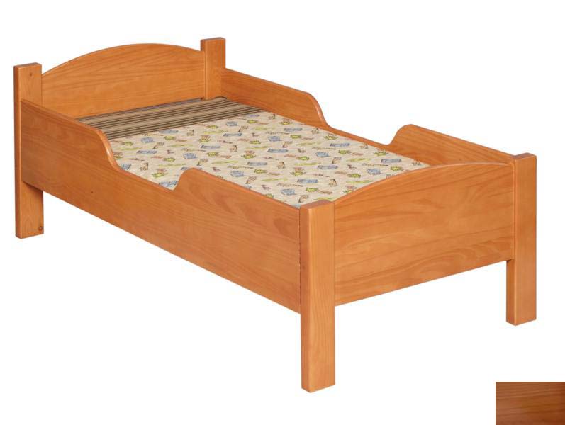088honc Traditional No Cut Toddler Bed In Honey Oak