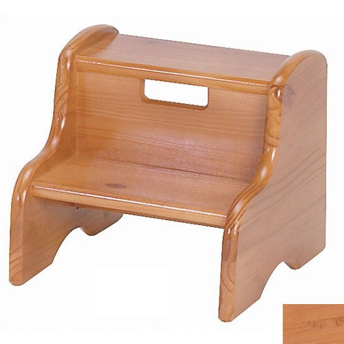 105wdna Wooden Step Stool In Natural