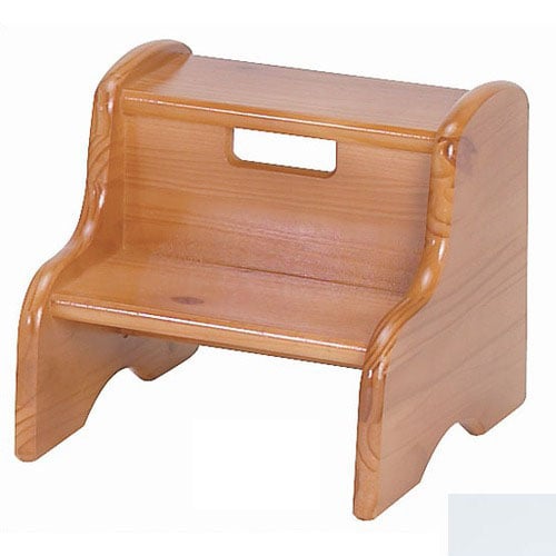 105wdsw Wooden Step Stool In Solid White