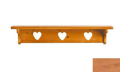 1230naht Wall Shelf Without Pegs - Heart In Natural