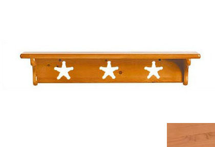 1230nast Wall Shelf Without Pegs - Star In Natural