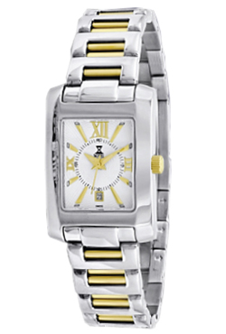 N 7101l Stainless Steel Two-tone Ladys Watch Sapphire Crystal Swiss Movement Water-resistant 3atm
