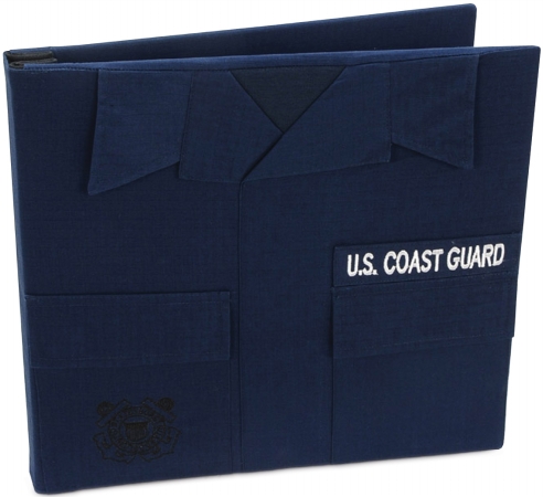 UPC 854085002035 product image for Uniformed Scrapbooks ODUSBK01 U.S. Coast Guard Keepsake Postbound Album 12 in. x | upcitemdb.com