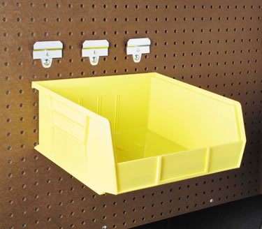Triton Products BK-235 10.88 In. L x 11 In. W x 5 In. H Yellow Polypropylene Hanging Bin and BinClip Kits 6 CT Triton Products BK-235 10.88 In. L x 11 In. W x 5 In. H Yellow Polypropylene Hanging Bin and BinClip Kits 6 CT