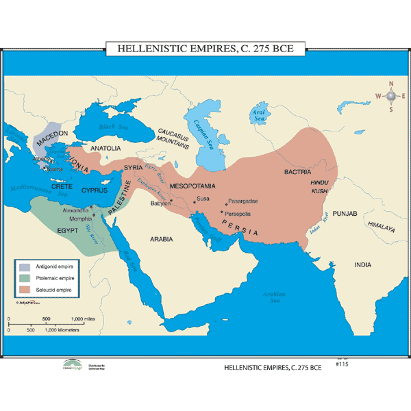 map hellenistic