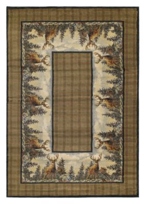 95521002 Lodge-themed Area Rug - Standing Proud - Accent