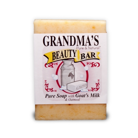 Grandma&apos;s 61120 3.5"x 2.5"x 9" Soap Goats Milk Beauty Bar
