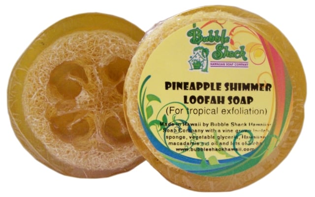 492773500410 Pineapple Shimmer Loofah Soap - Pack Of 2